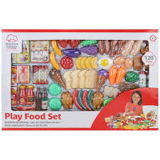 Kitchen Corner Play Food Set 120 Pieces