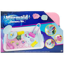 Mermaid Sensory Slime and Sand Bin