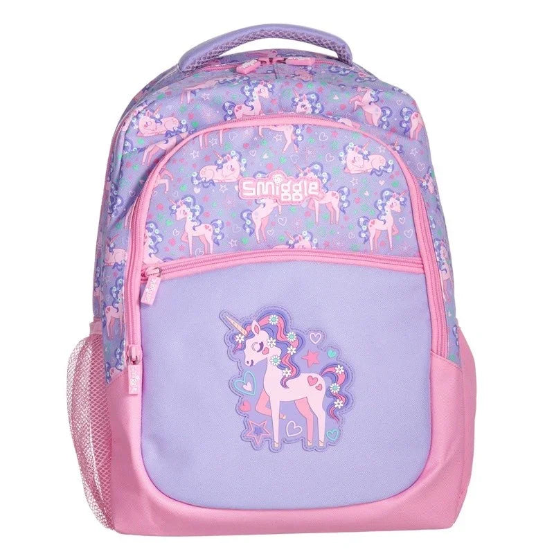 Smiggle Pink  Unicorn Blackpack - 16 inches