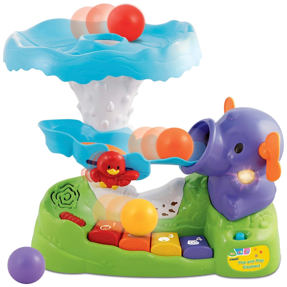 VTech Baby Pop and Play Elephant Ball Popper