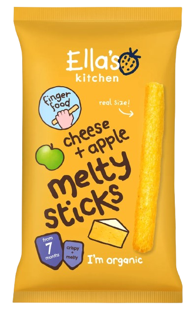 Ella's Kitchen Cheese + Apple Melty Sticks From 7 Months - 16g