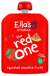 Ella's Kitchen the Red One Organic Squished Smoothie Fruits From 6months - 5 x 90g