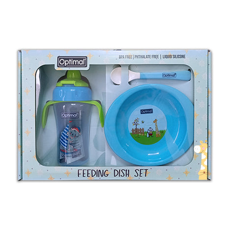 Optimal Feeding Dish Set (Available in 2 Colors )