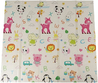 Kids Foldable Double-sided Soft Foam Waterproof Playmat - Animals Pattern