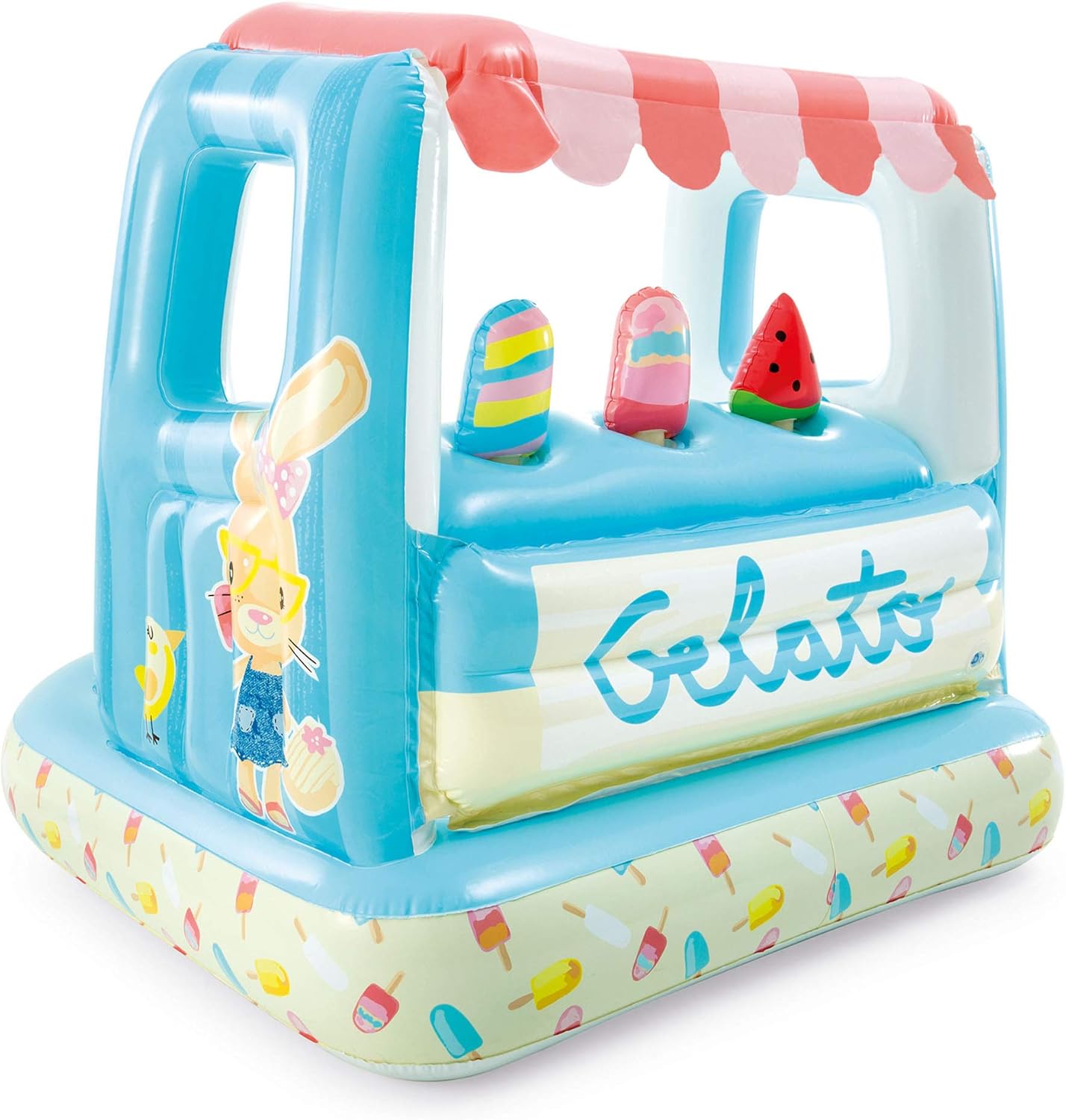 Intex Ice Cream Stand Inflatable Playhouse and Pool with Pump Included