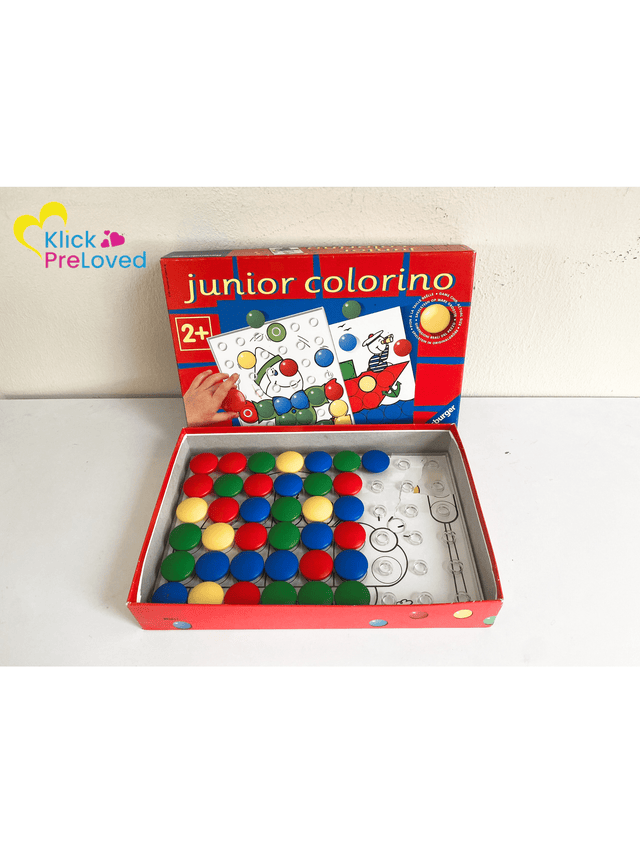 PreLoved Ravensburger Junior Colorino Toddler Color Peg Mosaic Set (Gently Used)