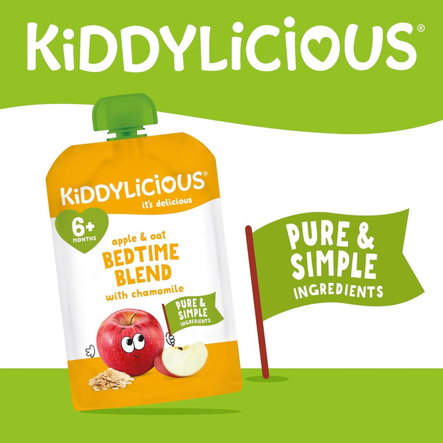 Kiddylicious Apple  and Oat Bedtime blend with Chamomile - 100g