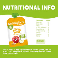 Kiddylicious Apple  and Oat Bedtime blend with Chamomile - 100g