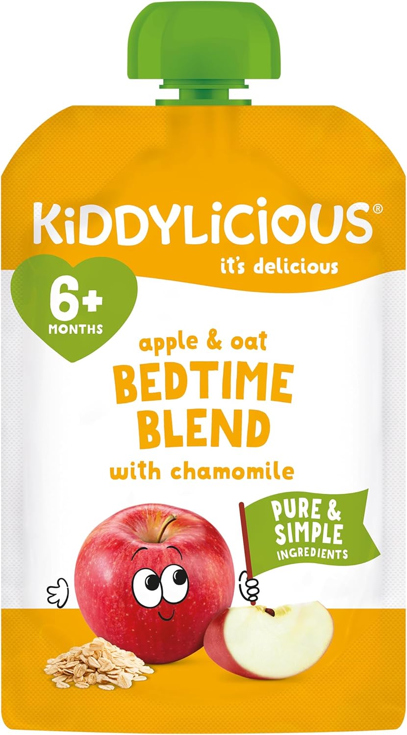 Kiddylicious Apple  and Oat Bedtime blend with Chamomile - 100g