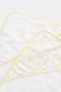Mothercare Giraffe Cuddle and Dry Hooded Towels - 3 Pack