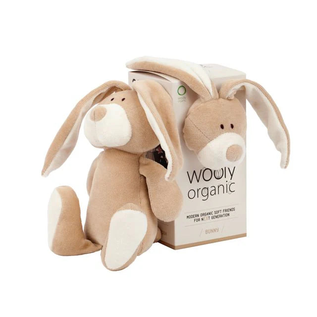 Wooly Organic Soft Toy - Bunny Small size:0m+