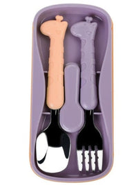 Stainless Steel Kids Cultery with Case (3 colors available)
