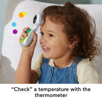 Fisher-Price Medical Kit 7-Piece Doctor Pretend Play Set, Age 3+