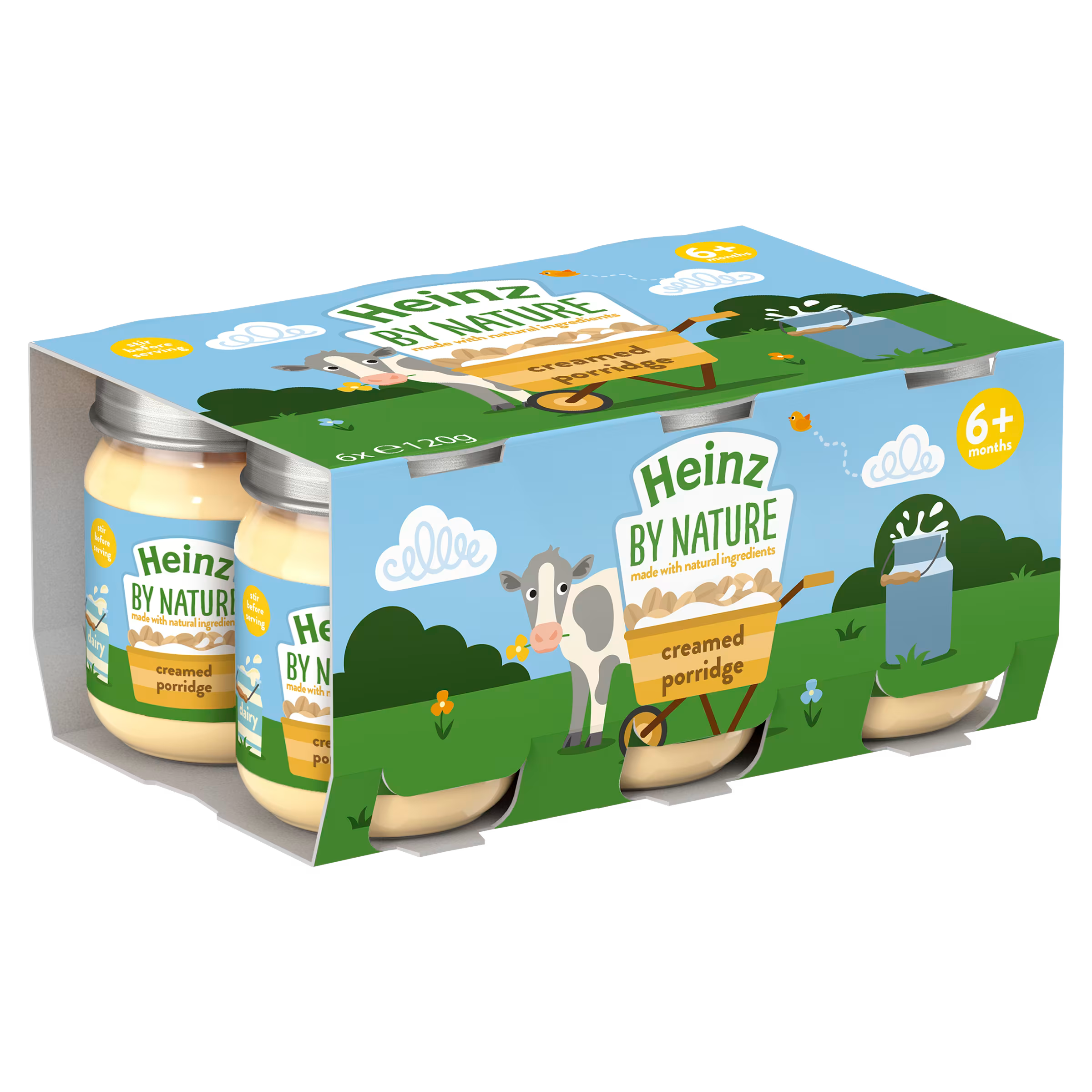Heinz Pudding 6M+ Pack of 6 - 120g (Available in 3 flavors)