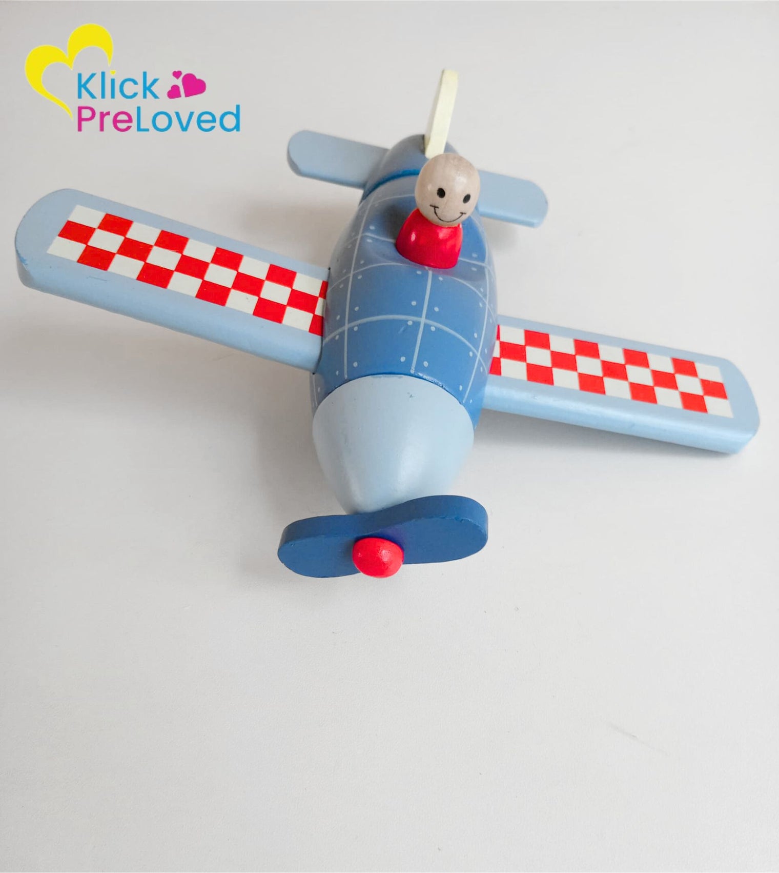PreLoved Janod Wooden Magnetic Assemble Aeroplane (Gently Used)
