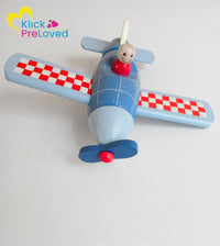 PreLoved Janod Wooden Magnetic Assemble Aeroplane (Gently Used)