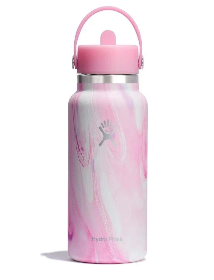 Hydro Flask 32 oz Wide Mouth with Flex Straw Cap - 946ml (3 colors available)