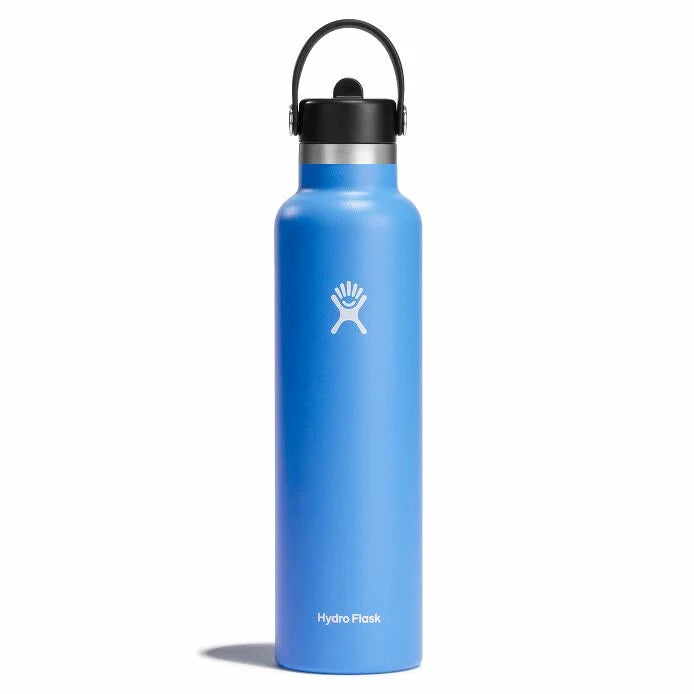 Hydro Flask 24 Oz Standard Mouth Bottle With Flex Cap - 709mL - Indigo