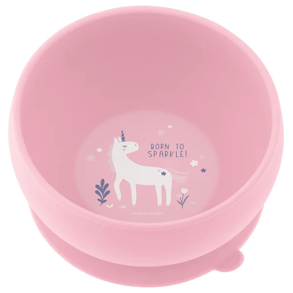 Stephen Joseph Suction Silicone Bowl (Available in 5 different designs)