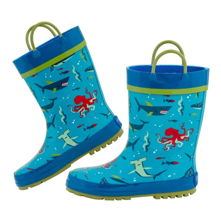 Stephen Joseph Shark Rain Boot (3 sizes available)