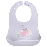 Stephen Joseph Silicone Bibs (Available in 6 different designs)