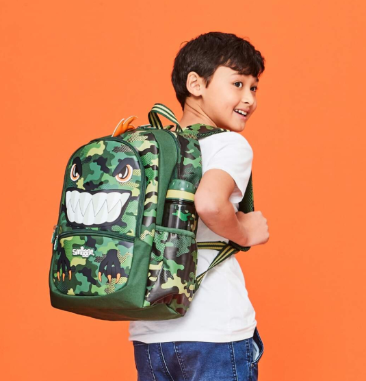 Smiggle Best Budz Classic Backpack Green 16 inches