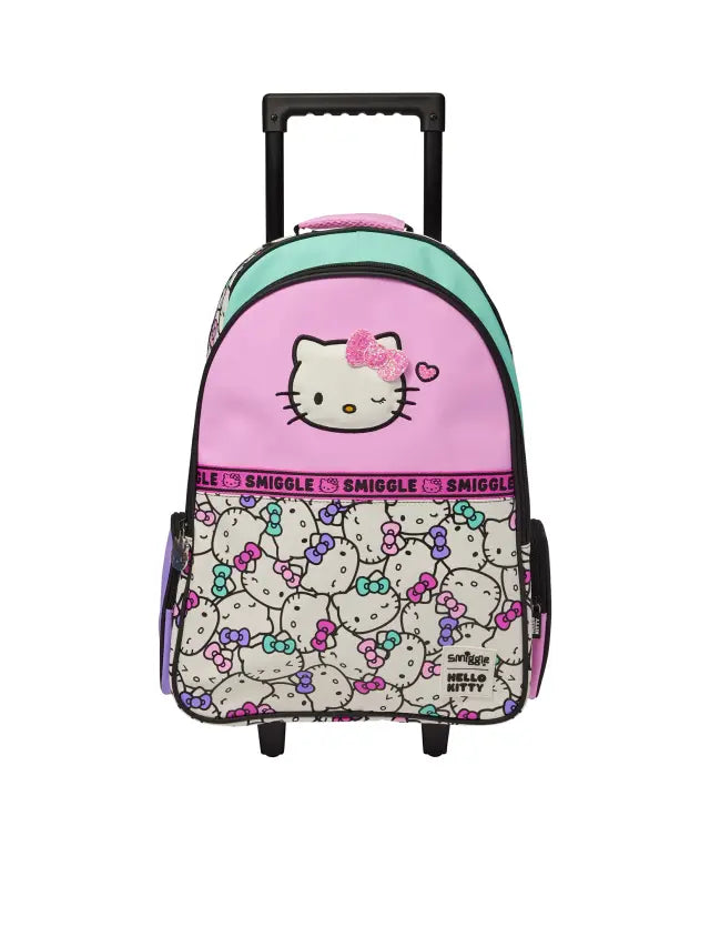 Smiggle Hello Kitty Light-Up Trolley Backpack – 19 Inches
