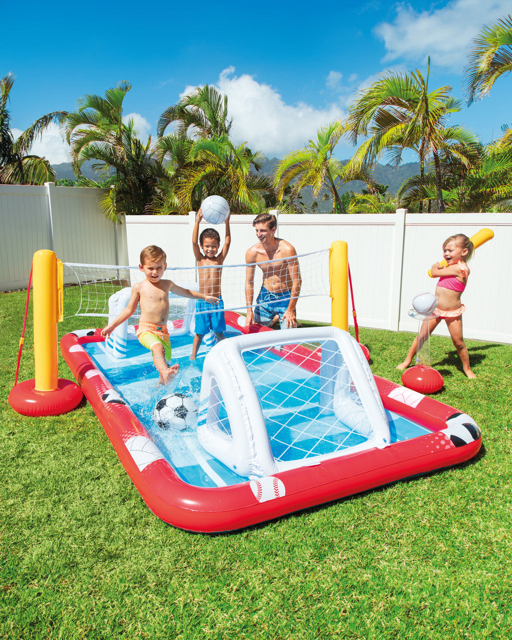 Intex Wet Set Action Sports Inflatable Play Center