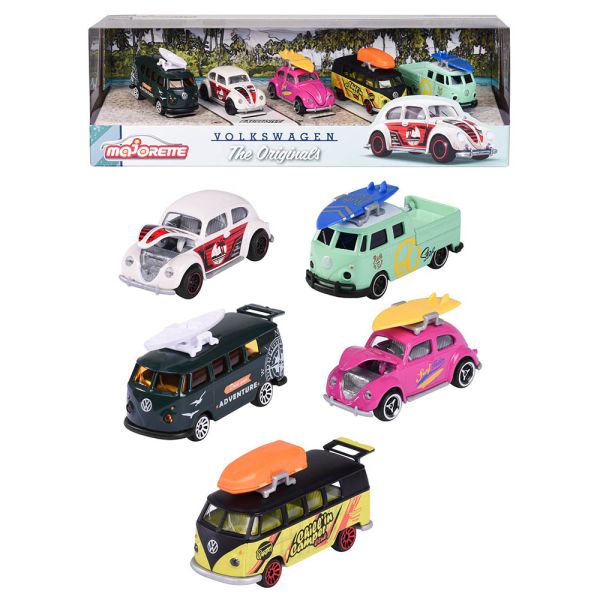 Majorette Volkswagen the Originals 5 Pieces Pack