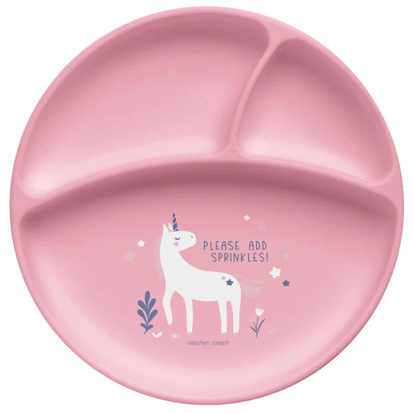 Stephen Joseph Suction Silicone Plate (Available in 5 different designs)