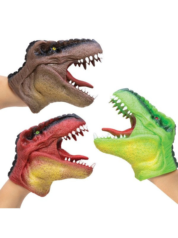 Schylling Dinosaur Hand Puppet (Available in 2 Colors)