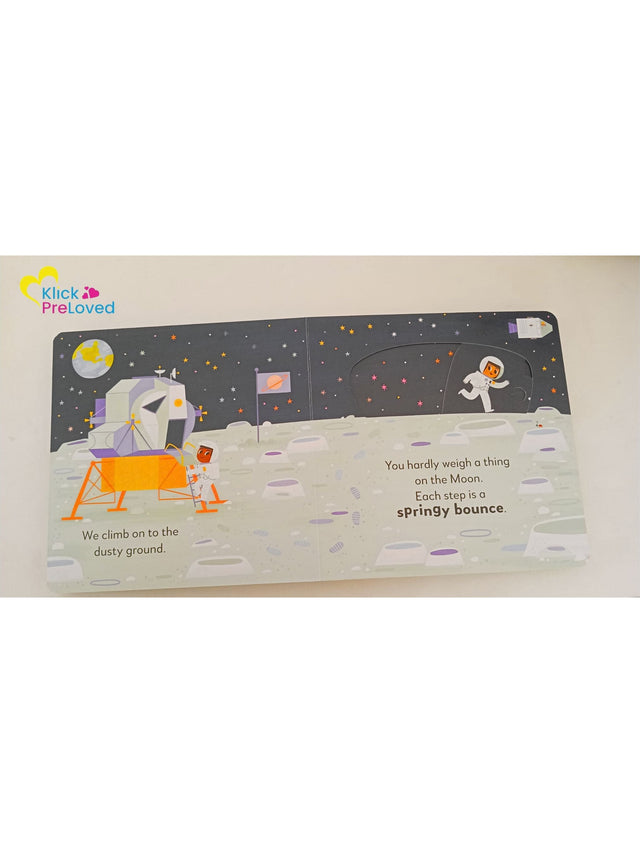 PreLoved Little World: To the Moon: A push-and-pull adventure - Allison Black (Gently Used)