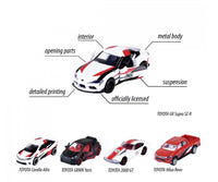 Majorette Toyota Racing 5 Pieces Giftpack