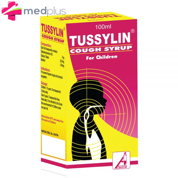 TUSSYLIN COUGH SYRUP CHILDREN 100ML