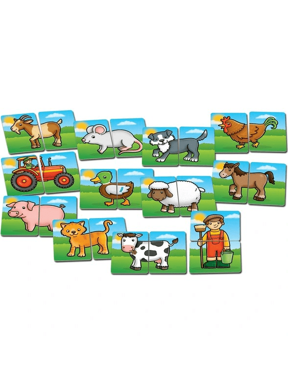 Orchard Toys Educational Game Farmyard Heads & Tails