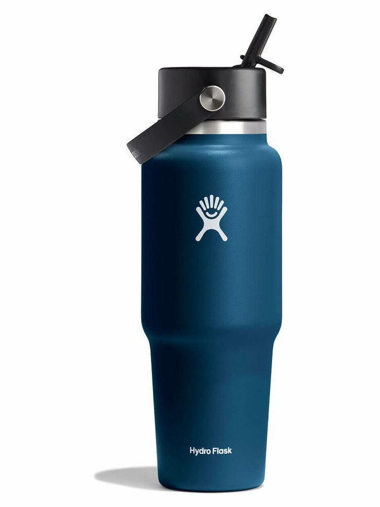 Hydro Flask 32 oz Wide Mouth Travel Bottle with Flex Straw Cap (3 colours available)