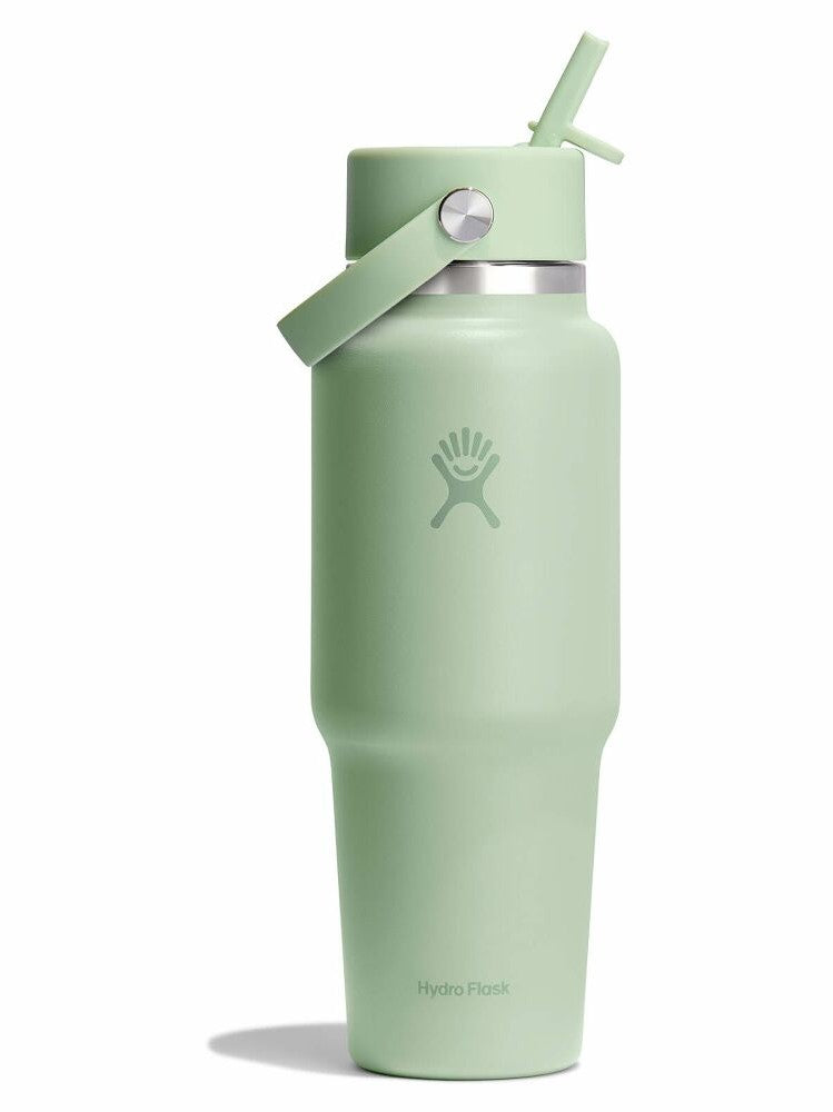 Hydro Flask 32 oz Wide Mouth Travel Bottle with Flex Straw Cap (3 colours available)