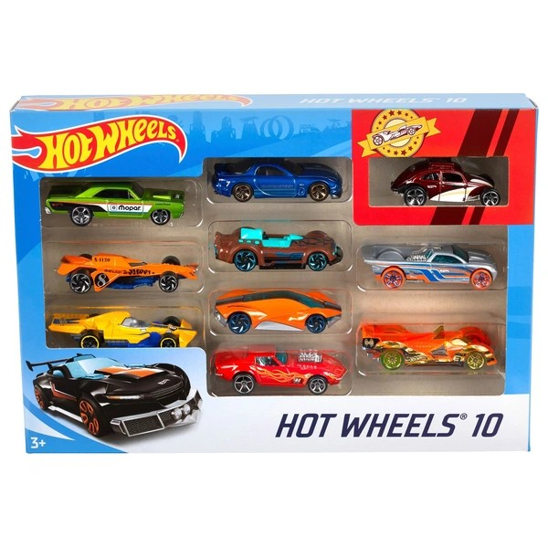 Hot Wheels Diecast Cars Basic 10 Pack Assortment